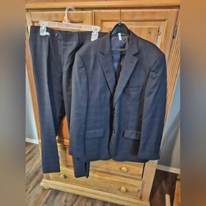 Pronto Uomo Dark Checkered Suit